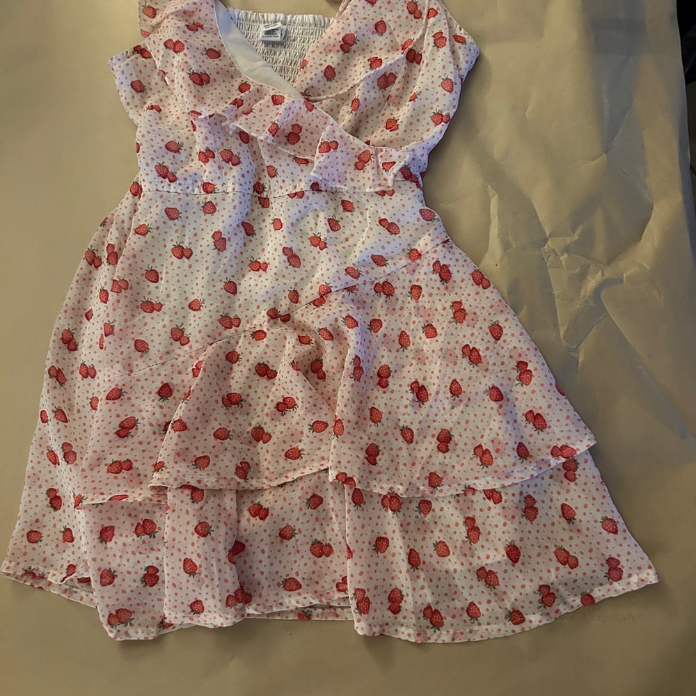 Adorable Cherry Print Kids Dress